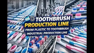 🏭 From Plastic to Toothbrush | Industrial Production Line