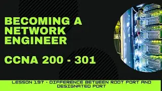 CCNA 200 - 301 | Lesson 197 | Difference between Root Port and Designated Port