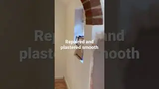 Damaged Kitchen walls repairs.