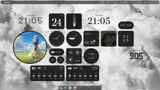 Nothing OS KDE Widgets | Linux Rice | OC