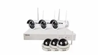 Swann 8 Channel 4 Camera Security System, Wired Surveillance 1080p HD DVR 1TB HDD, Audio Capture