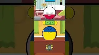 aid Ukraine  #countryballs  #usa #germany #ukraine #poland #france #funny