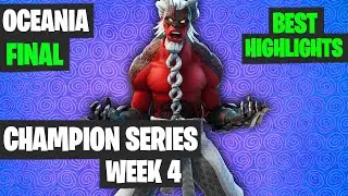 Fortnite FNCS Week 4 OCE Final Highlights