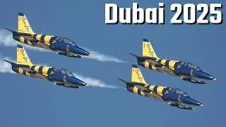 Dubai Airshow 2025 Baltic Bees Jet Team