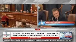 MI State Sen Hearing on Election Fraud