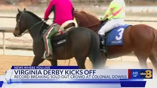 Virginia Derby sees record-breaking crowd at Colonial Downs