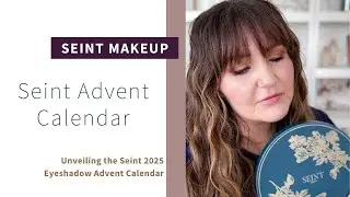 Unveiling of Seint's Eyeshadow Advent Calendar 2025 | Seint Beauty Makeup