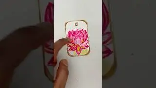 Make a lotus gift tag with me | Diwali hamper #diwaligifttag #diwalicelebration #diwalipapercrafting