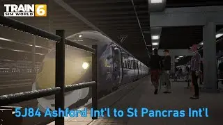 5J84 Ashford Int'l to St Pancras Int'l - Southeastern High Speed - Class 395 - Train Sim World 6