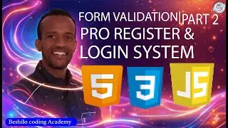 Form Validation Part 2 | Registration, Login & Logout System Like a Pro (HTML, CSS & JavaScript)