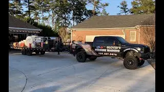 24 Foot Pressure Washing Rig