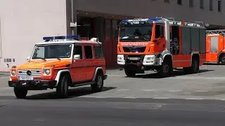 (Paralelleinsatz W&auml;hrend Ausr&uuml;cken) Kurzzug mit RLF 4 BF Linz Hauptfeuerwache