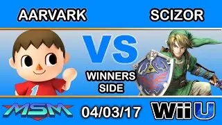 MSM 92 - BSD | Aarvark (Villager) Vs. Scizor (Link) Winners Side - Smash Wii U