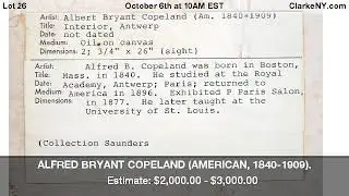 ALFRED BRYANT COPELAND (AMERICAN, 1840-1909).