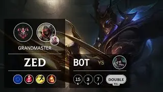 Zed Bot vs Caitlyn - EUW Grandmaster Patch 9.14