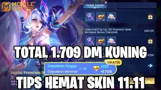 TOTAL 1.709 DIAMOND KUNING - TIPS HEMAT SKIN 11.11 THAMUZ HANYA 200AN RIBU SUDAH PASTI DAPAT!