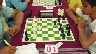 Mayor trophy inter school chess competition . Under 17 4th round.