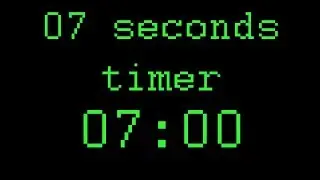 7 seconds timer