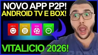 ✅App P2P completo! O MELHOR Sistema P2P para TV BOX e ANDROID TV de 2026!