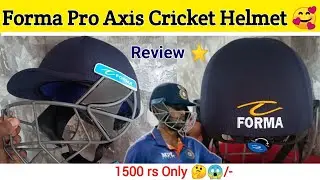 Forma Pro Axis Cricket Helmet MST Grill - Chetan & Cricket Full Review And Details