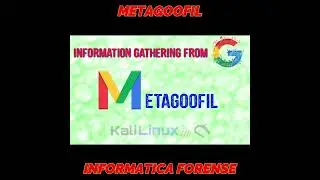 METAGOOFIL INFORMATICA FORENSE WINDOWS UBUNTU LINUX UNIX #SHORTS