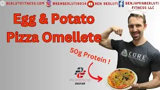 The Potato-Pizza Omellet *High-Protein Breakfast*