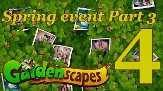 GardenScapes Spring Event Level 4 Part 3 [UNRAVEL THE CODE 4] Walkthrough