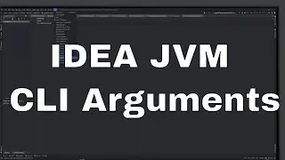 How to set JVM arguments in IntelliJ IDEA