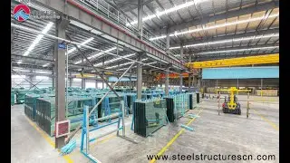 Glass Manufacturing Workshop, Industrial Workshop - Reger Steel Structure Project Case