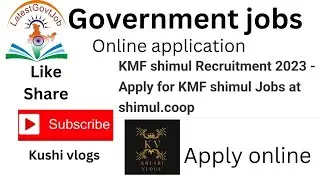 KMF shimul Recruitment 2023 - Apply for KMF shimul Jobs at shimul.coop