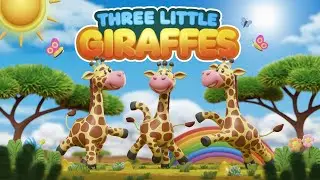 Giraffe song | Three little giraffes | BHB kids song and nursery rhymes