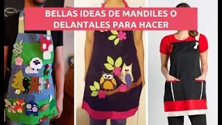 12 IDEAS DE MANDILES O DELANTALES PARA MAESTRAS QUERR&Aacute;S TENER