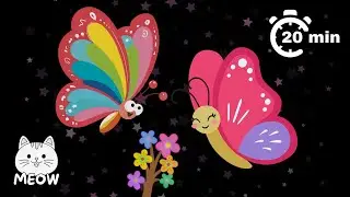Butterfly and Flower Garden Adventure 🦋 Baby Sensory Video