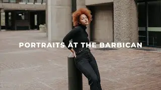 Taking Portraits at the Barbican | Two Photographers Shoot One Model