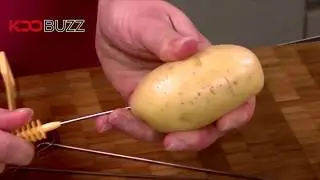 brochettes pour  pomme de terre spirale