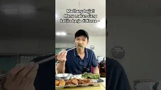Madhang hajja!! Menu sehat hari ini di korea🤣🇰🇷 #korea #shorts
