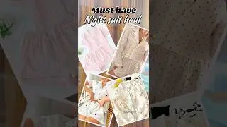 Must have night suits🥰 #nightsuit #nightwear #pjset #savana #myntra #pinterest #shorts #unboxing