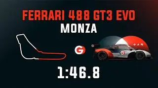 Monza 1:46.8 - Ferrari 488 GT3 EVO - GO Setups | ACC 1.9.5