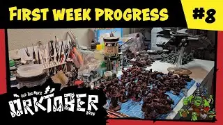 Orktober 2025 #8 &mdash; Неделя 1. Прогресс строительства и покраски моей армии орков Warhammer 40K!