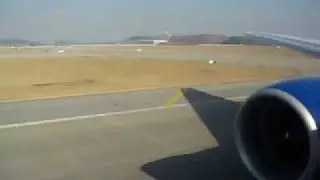 Seoul Takeoff United 777 Great Engine Sound