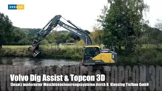 Volvo Dig Assist & Topcon 3D Steuerung