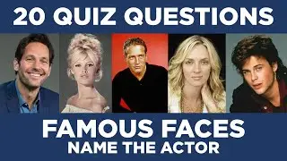 Famous Actors Picture Quiz | Movie Star Trivia | Famous Actors