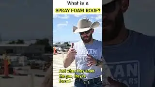 What Is A Spray Foam Roof? #shorts