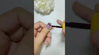 ✨🧷 Easy Nail Art with Safety Pin At home 💅🏡 #nailart #piubhol #shorts