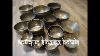 Antique Singing Bowls From India