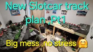 Slotcar track build Pt1 #slotcars #slotcartrack #carreraslotcars #slotcarsareback #slotracing #hobby