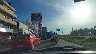 Bangalore International Airport Road from toll road to Non toll road