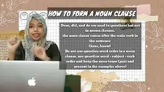 Noun Clause with Question word by Ms.  Nur Ina Syam.