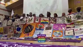 (EN/ES/FR/PT) Colcha da Solidariedade no 13º Encontro Internacional