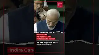 'Indira Gandhi attacked innocents in Mizoram with Airforce': PM Modi to Congress on Manipur&nbsp;violence